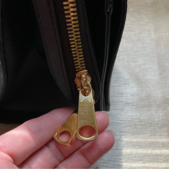 Zac Posen Eartha Double Handle Satchel Luxury Black Purse Full Size - Picture 9 of 16